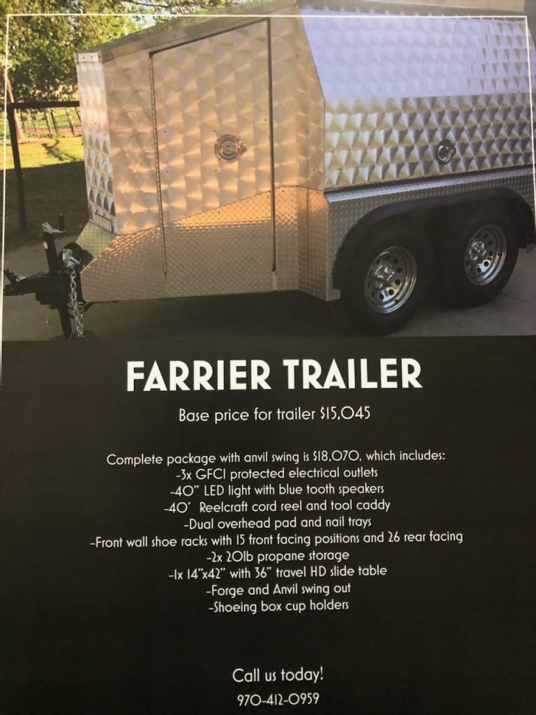 Farrier Rig WESTERN J HORSESHOEING